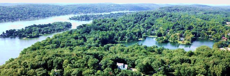Aerial View of Lake Mohawk Sparta NJ